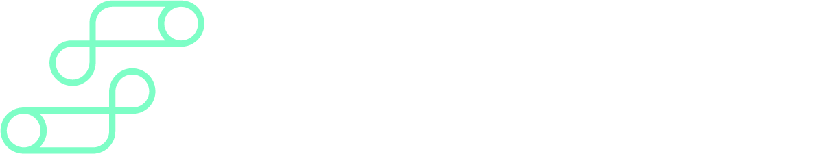 Strateos Logo Large - White Text